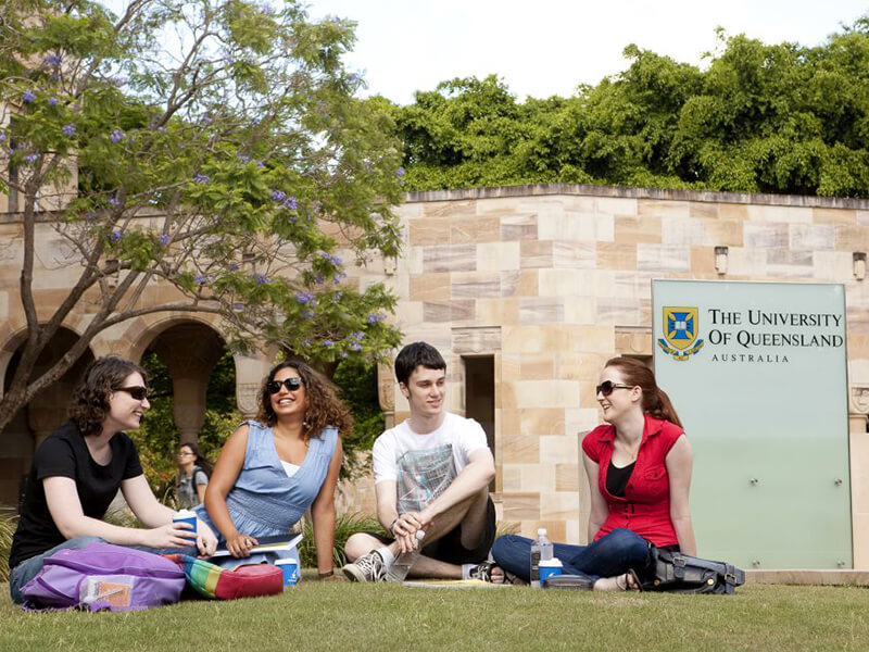 昆士蘭大學擁有廣泛的校園，讓學生開心學習
